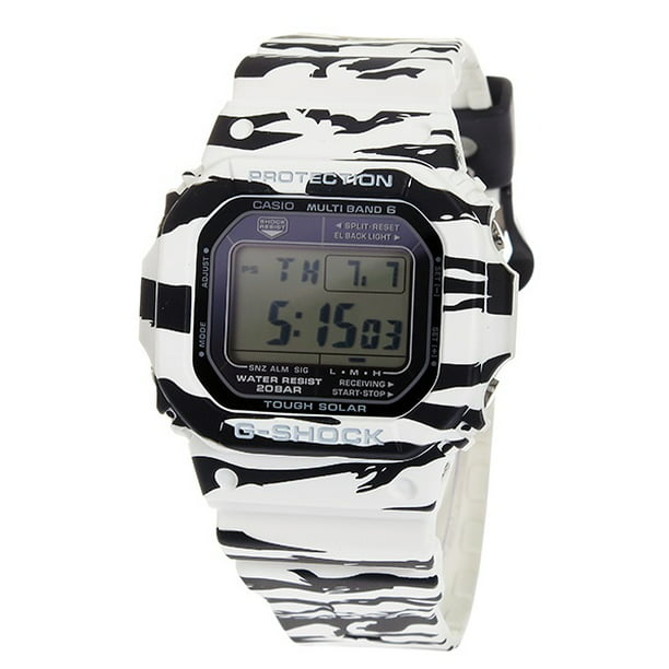 Casio G shock g-shock wave solar watch GW-M5610BW-7 Zebra