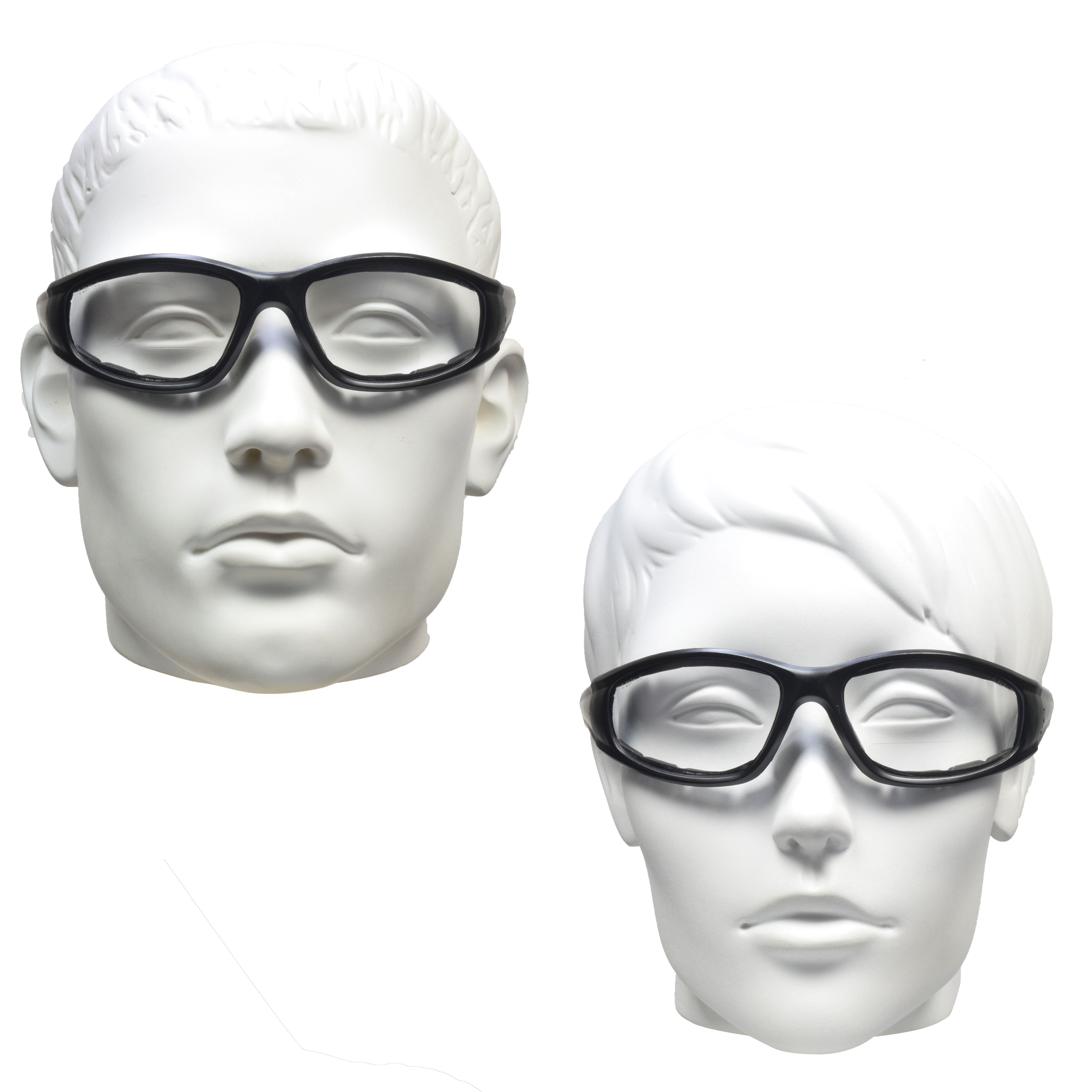 Bikershades BIFOCAL Motorcycle Safety Glasses Z87 Sport Men Women Clear 2 Pairs