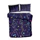 thumbnail image 1 of de 3 piezas con funda nórdica impresa, color sólido, suave y transpirable con funda de almohada Macarena Fundas de sábanas de poliéster, 1 of 6
