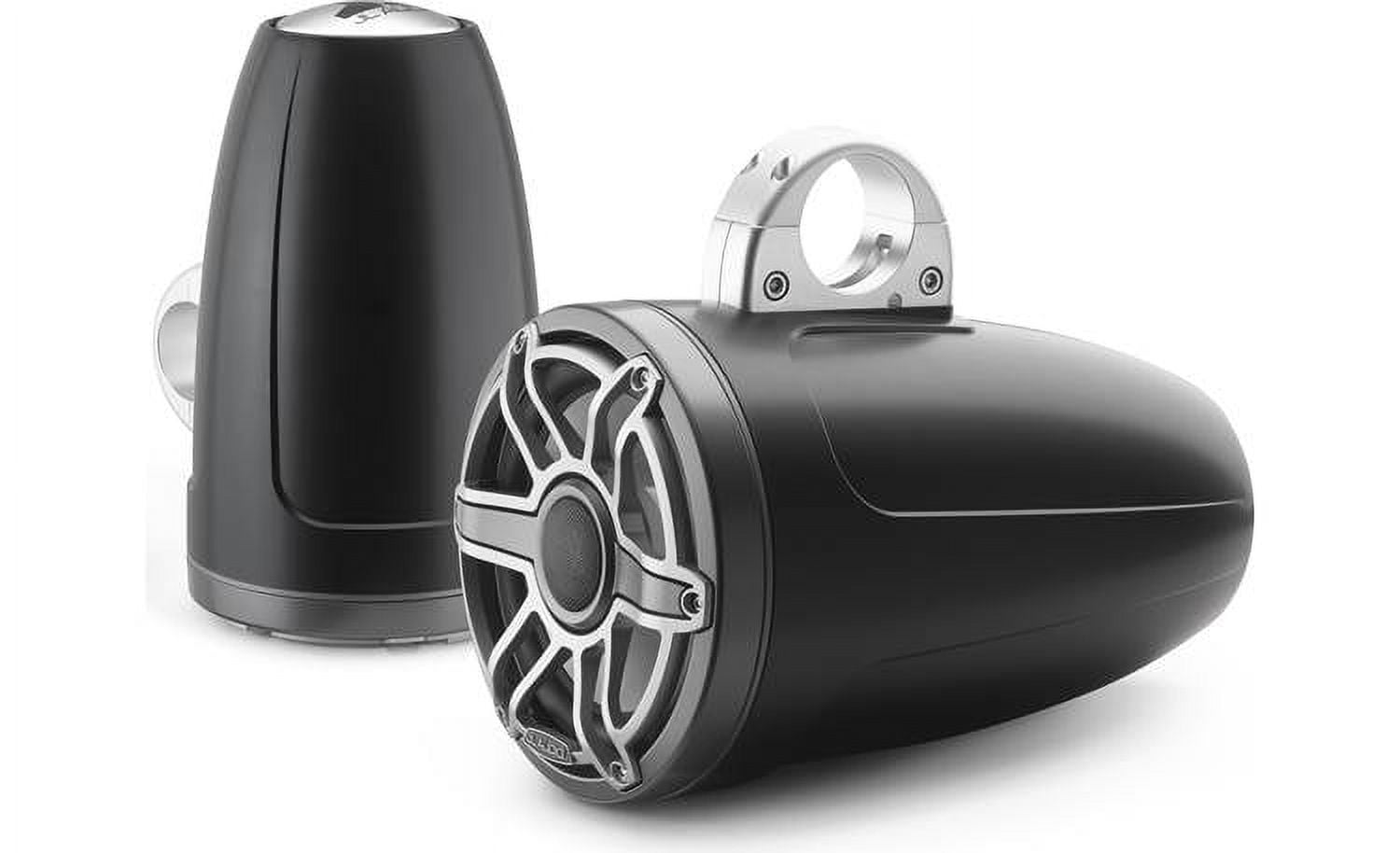 JL Audio 8.8-Inch M6 ETXv3 Tower Speaker System, Gunmetal & Titanium, Sport Grille