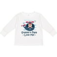 thumbnail image 3 of Inktastic Grammy and Papa Love Me Boys Long Sleeve Toddler T-Shirt, 3 of 5