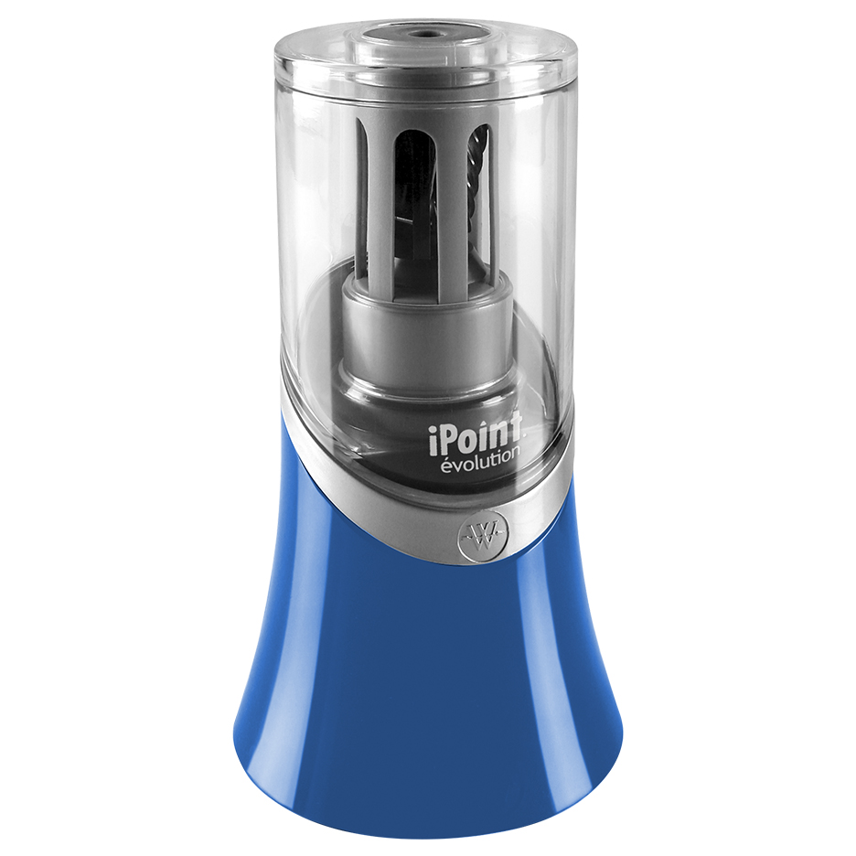 Westcott Ipoint Evolution Non Stick Electric Pencil Sharpener Blue