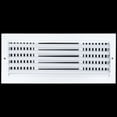 thumbnail image 4 of Fits 16x6 Duct Opening 3 WAY Steel Air Supply Diffuser by Handua | Register Vent Cover Grill for Sidewall and Ceiling | White | Outer Dimensions: 17.75" X 7.75", 4 of 8