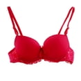 thumbnail image 1 of Women’s Push Up Lace Bra Comfort Padded Underwire Bra Lift Up Add One Cup, 1 of 2