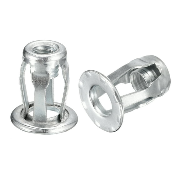 M6 Jack Nuts, 5 Pack Threaded Insert Nut Carbon Steel Rivet Nuts, 18.6mm Length