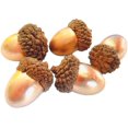 thumbnail image 1 of 50 Pcs Artificial Acorns Golden Acorn with Natural Acorn Cap Fake Acorn for Decoration Home House Kitchen Decor Christmas Decoration Fall Table Scatter Crafting Gold -, 1 of 5