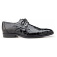 thumbnail image 4 of Belvedere Men's Shoes Lago Genuine Alligator Plain Toe Tassel Black 14010, 4 of 5