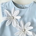 thumbnail image 5 of Amidoa Girls 2 Piece Outfits Summer Clothes Cute Tank Top and Casual Shorts Kids Clothing Sets Blue Size 1T, 5 of 7
