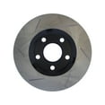 thumbnail image 5 of Stop Tech Power Slot Brake Rotor 126.62057SL SportStop Slotted; Silver E-Coated; Alloy; Single, 5 of 5