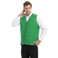 thumbnail image 6 of TOPTIE Adult Volunteer Work Vest Event Supermarket Apron Vests - Green, 6 of 8