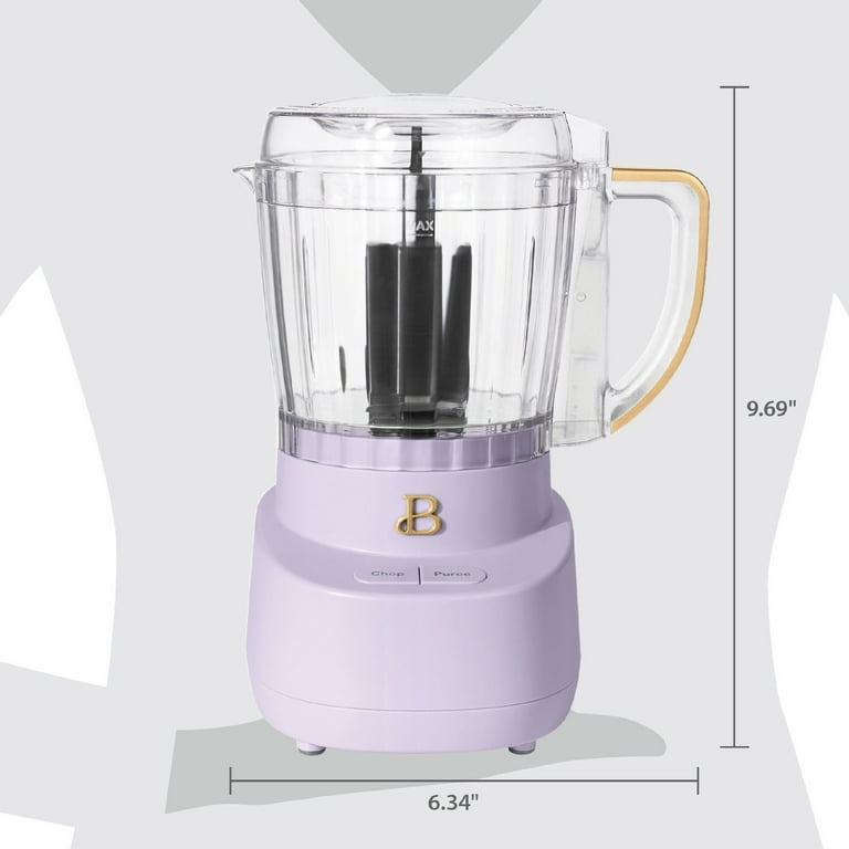 Beautiful 3-Cup Food Chopper, Lavender by Drew Barrymore - Walmart.com