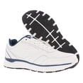 thumbnail image 4 of Spira WaveWalker Men's Slip Resistant Walking Shoe - White / Navy, 4 of 5
