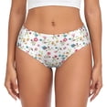 thumbnail image 1 of Fotbe Summer Floral Calzones Estampados para Mujer – Ropa Interior de Algodón, Cómoda, Suave y Elástica-3X-Large, 1 of 6