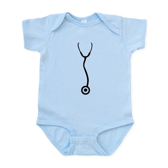 CafePress - Stethoscope Doctor Infant Bodysuit - Baby Light Bodysuit, Size Newborn - 24 Months