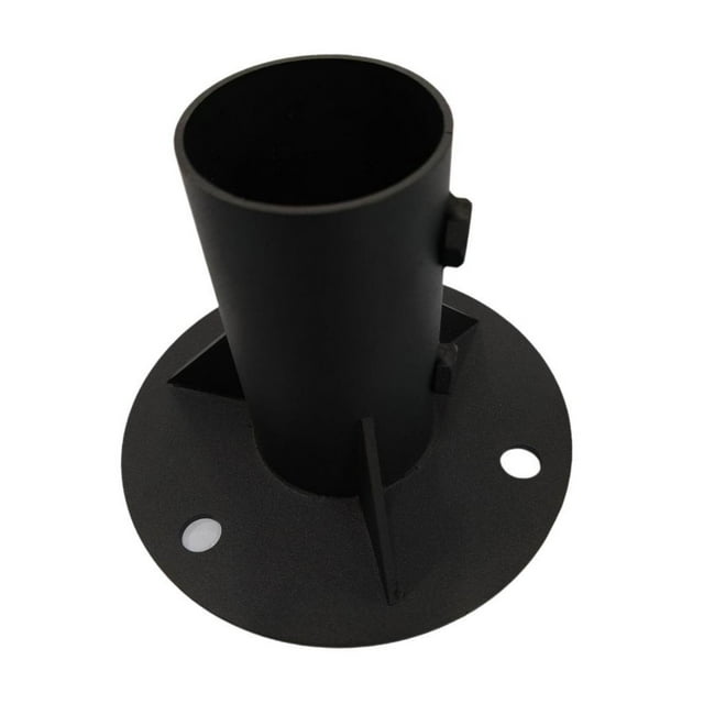 Base de hormigón para postes de cerca redondos con tornillos para iluminación y cercas. 52 mm