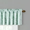 thumbnail image 3 of Home Soft Things Printed Microfiber Valance - LA Boheme 2 Piece Set - Teal - 60" x 18", 3 of 8