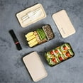 thumbnail image 4 of Bento Bento Box Snack Bento Box Bundle Divider Japanese Style Bento Box with Spo, 4 of 5