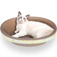 thumbnail image 1 of Rascador ovalado para gatos y gatos, 1 of 6