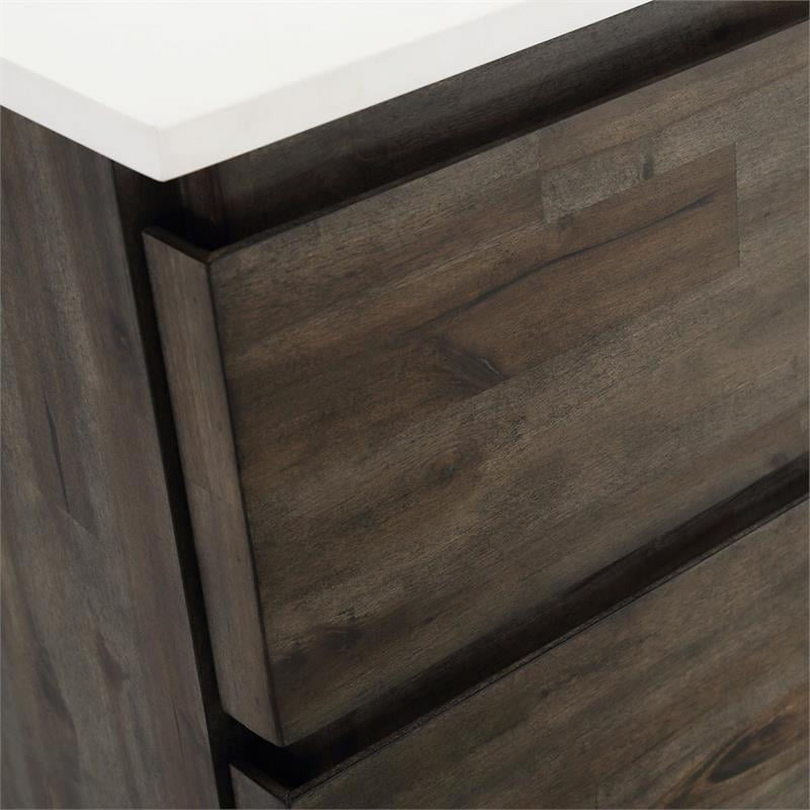 Fresca Formosa 72" Double Sinks Modern Acacia Wood Bathroom Cabinet in Brown - image 3 of 10