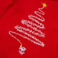 thumbnail image 3 of GRNSHTS Christmas Pajamas for Family, Matching Family Xmas PJs Sets Christmas Tree Printed Long Sleeve Top and Pants Sleepwear (Red,Mom/S), 3 of 9