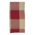 thumbnail image 3 of Fennco Styles Stitched Plaid Cloth Napkins 20" W X 20" L, Set of 4 - Red Woven Dinner Napkins for Home, Dining Table, Banquets, Thanksgiving, Christmas, Holidays and Special Occasion, 3 of 4