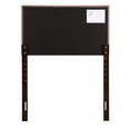 thumbnail image 3 of Home Bedroom Furniture Super Nova Brown Twin Upholstered Tufted Panel Headboard, 3 of 6