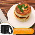 thumbnail image 3 of 16 Pcs Crumpet Rings Nonstick 4 Inch Stainless Steel English Muffin Rings Round Double Rolled Tart Rings for Baking, 3 of 6