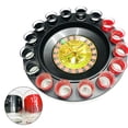thumbnail image 2 of Vobor 16 Holes Shot Glass Roulette Bar Wine Cups Roulette Kit Party Drinking Games Set, 2 of 9