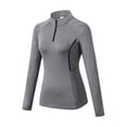 thumbnail image 3 of MHFRRA Traje de Yoga Ajustado de Manga Larga y Alta Elasticidad para Mujer, Ideal para Fitness y Yoga. Gris, 3 of 4