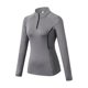 thumbnail image 3 of MHFRRA Traje de Yoga Ajustado de Manga Larga y Alta Elasticidad para Mujer, Ideal para Fitness y Yoga. Gris, 3 of 4