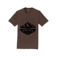 thumbnail image 1 of Gravity Outdoor Co. T-Shirt Homme Grand Teton - Logo Noir - Chocolat - 2TG, 1 of 1