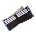 thumbnail image 3 of Men's Genuine Leather Bifold Multi Card ID Center Flap Wallet with Graphics Liberty, 3 of 9