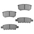 thumbnail image 6 of TRQ Rear Metallic Brake Pad & Performance Drilled Slotted Coated Rotor Kit, 6 of 6