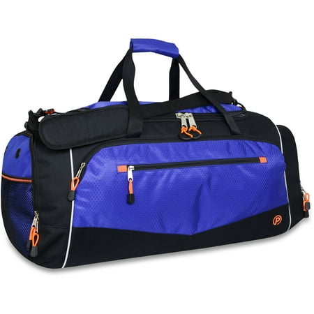 Protege 28&quot; Duffel Bag, Blue/Black - www.speedy25.com