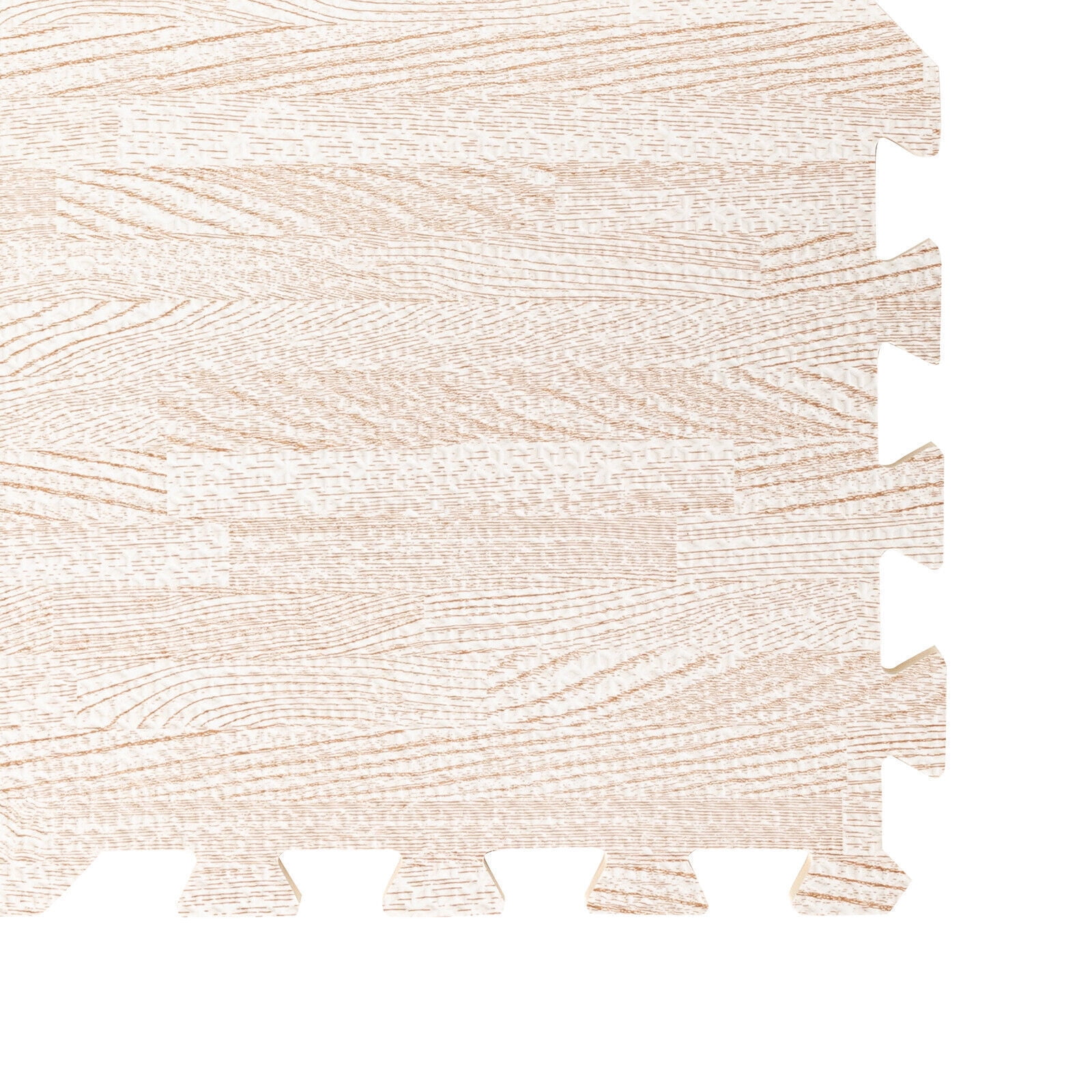 25pcs Square Wood Grain Foam Tiles, Patchwork Foam Mat, Joint Floor Mat 24*24*0.4inch