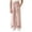 Pink*, variant on OSOLU Girls Pants Elastic Waistband Front Patch Pockets Relaxed Wide Leg Kids Casual Trousers Green