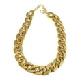 thumbnail image 1 of Cuban Link Dog Chain Collar and Leash Set Hop Style Pet Accessory Kit for Fashionable Dogs, 1 of 4