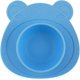 thumbnail image 3 of Platos antideslizantes de silicona para bebé, plato con ventosa, manteles individuales con forma de oso bonito para niños (azul), 3 of 4