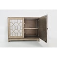 thumbnail image 2 of Jofran Casa Bella, Mirrored Console, 50"W X 16"D X 39"H, Vintage Silver Finish (Set of 2), 2 of 4