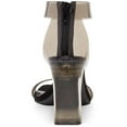 thumbnail image 3 of INC Womens Makenna Ankle Strap Printed Heel Sandals, 3 of 3