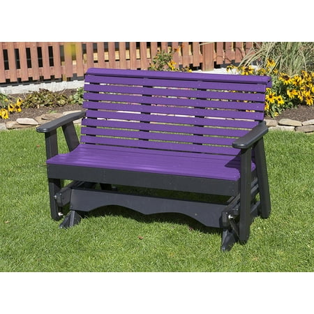 Outdoor Garden Lawn Exterior Bright Purple Finish 4ft Poly Lumber