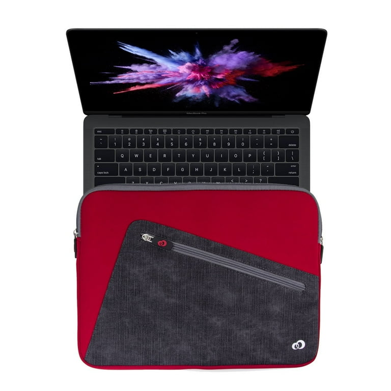 Slim Neoprene Protective Laptop Tablet Sleeve Water Resistant Cover Case for MacBook Microsoft Surface Chromebook 13 inch Red Walmart