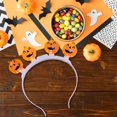 thumbnail image 7 of Vjnyvs 3 Pack Light Up Pumpkin Ghost Headband LED Halloween Hair Hoop Accessories, 7 of 7