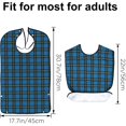 thumbnail image 2 of Baberos para adultos Baberos impermeables para comedor protectores de ropa lavables a máquina con recogedor de migas para mujeres mayores, 2 of 5