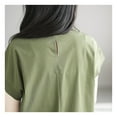 thumbnail image 5 of Maean Womens Basic Shirts Short Sleeve Crew Neck Solid Color Causal Tee Summer Loose Tshirts Tops M-3XL, 5 of 7