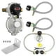 thumbnail image 5 of RV Propane Regulator with Hose, Heavy Duty 2-Tank Auto Changeover LP Propane Gas Regulator with Gauge, 5 of 5