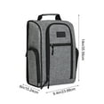 thumbnail image 3 of Kraoden Golf Shoe Bag, Breathable and Dustproof Outdoor Sports Handbag for Men and Women, Portable Storage Bag with Special Shoe Compartment and Pockets for Accessories, 3 of 6