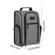 thumbnail image 3 of Golf Shoe Bag Oxford Fabric | Breathable Dustproof Sports Shoe Storage | Separate Compartments | Portable Handle | Sturdy Zippers | 14x9.4x6in | 1pc | Black Gray Hot Pink, 3 of 6