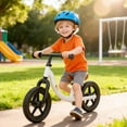 thumbnail image 6 of Korimefa Toddler Balance Bike Lightweight No Pedal Training Bike for 2-5 Years Old Boys Girls, Adjustable Handlebar&Seat Kids Walking Bike, White, 6 of 17