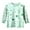 B-Mint Green, variant on Saint Pattys Day 3/4 Sleeve Girls T Shirts Size 12 Crewneck Teenage Girl Clothes Green Clover Graphic Irish Tees Girls Clothes